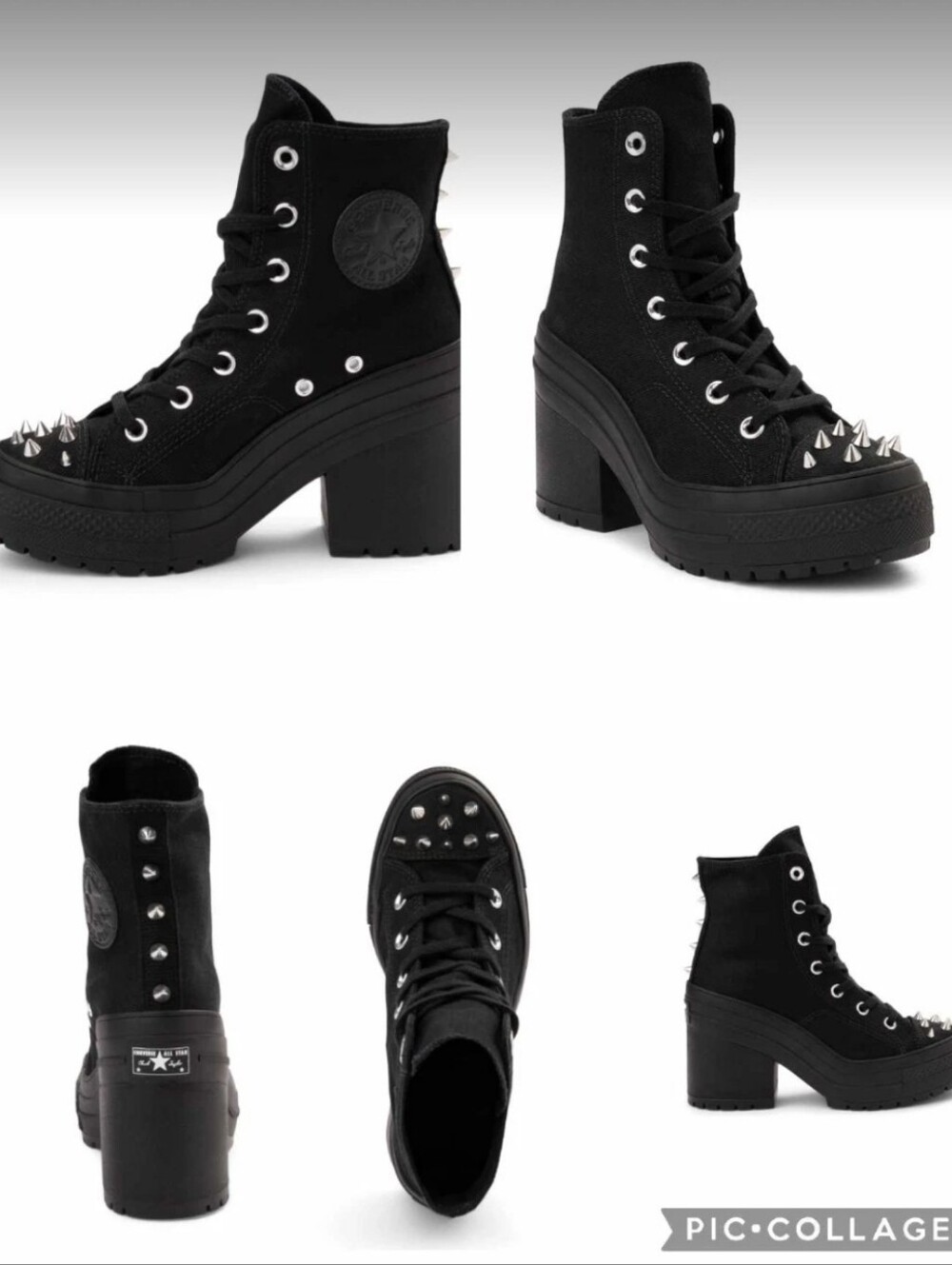 Studded Converse Heel